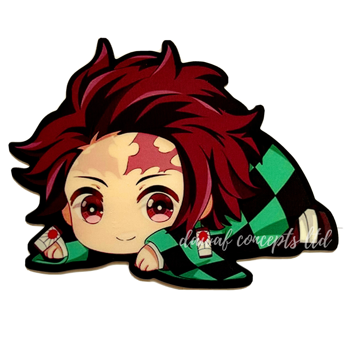 Demon Slayer -- Tanjiro Kamado Anime Decal Sticker for Car/Truck/Laptop