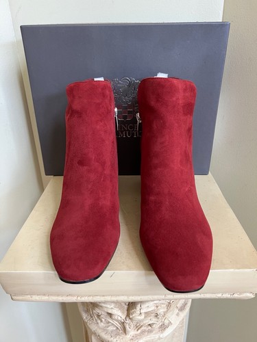Women's NIB Burgundy Vince Camuto Kassie2 Booties Size 10