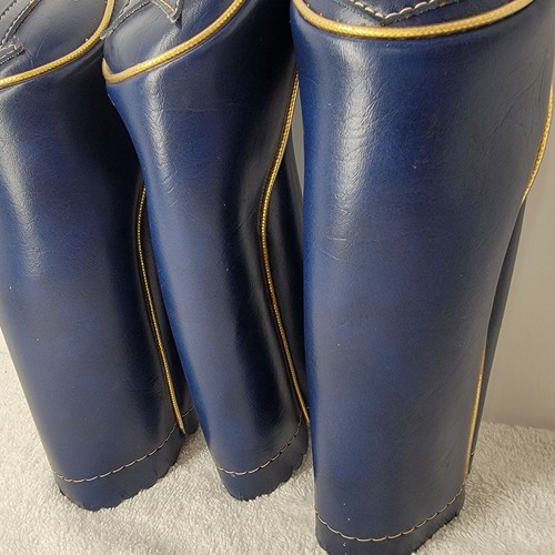 VINTAGE Set of 3 Hot Z Blue Classic Golf Club Woods Head Covers - Picture 5 of 20