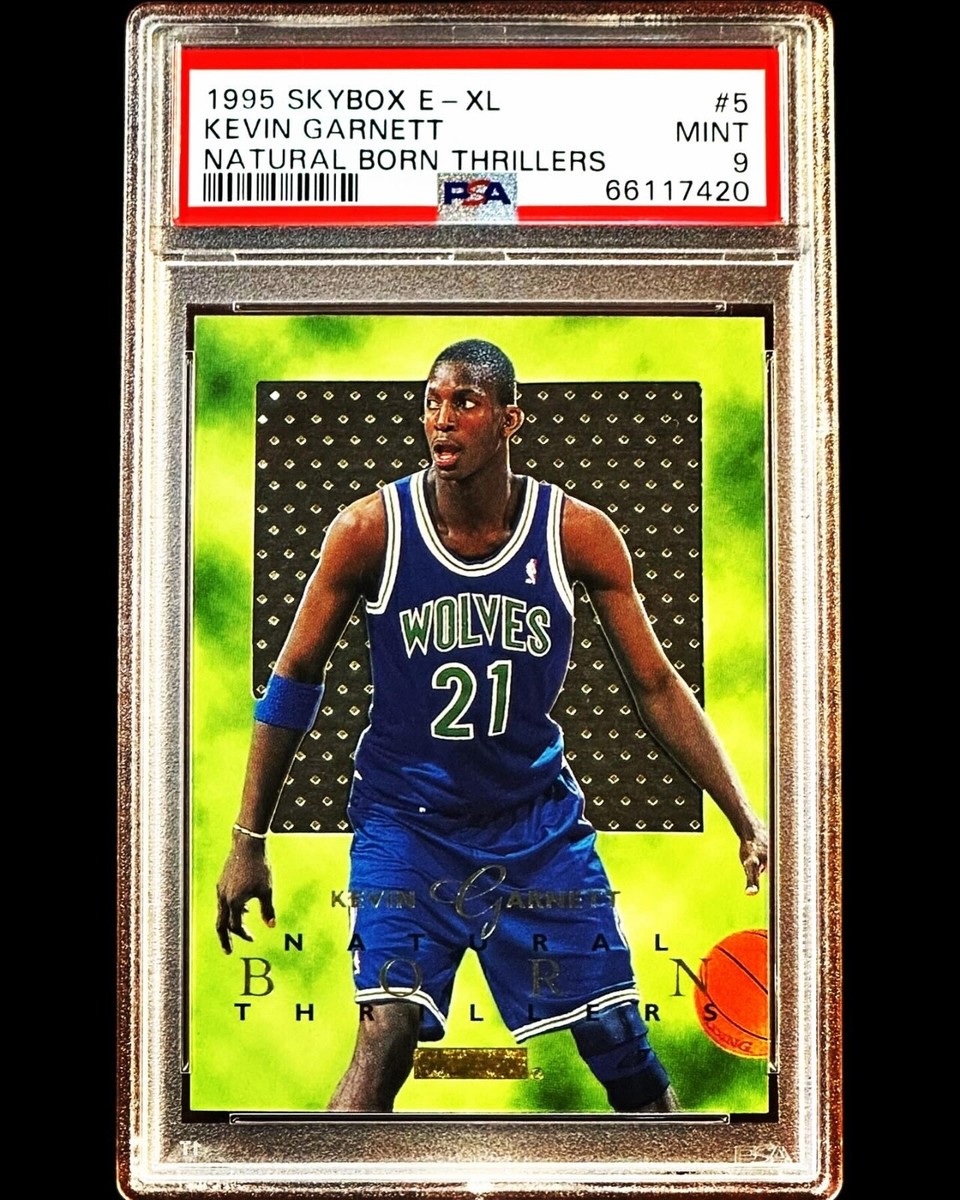 Kevin Garnett RC - 1995 SkyBox E-XL NATURAL BORN THRILLERS - KG 