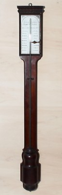 Barometer von William Campbell Hamburg & London - 19. Jh. -Trocken bis Erdbeben