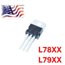 2pcs L7805 L7809 L7812 L7815 L7905 L7909 L7912 LM317 Voltage Regulator TO-220 US
