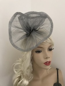 ladies silver grey wedding hats
