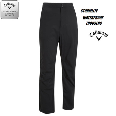 Callaway Golf Mens Stormlite Waterproof SwingTech Stretch Trousers