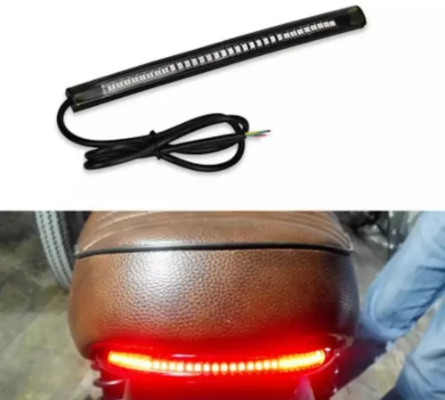 🔥Motorcycle 48 LED SMD Bar Light Strip Cafe Racer Rear Brake Indicators🔥