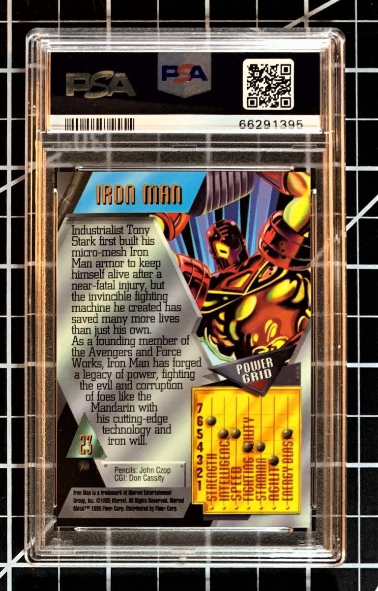 MARVEL - アイアンマン 1995 Metal Marvel #23 ~ Iron Man ~ GRADED CG 10 PRISTINE | eBay