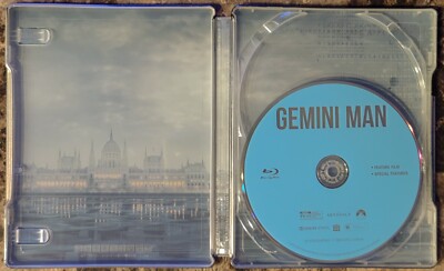Gemini Man (Blu-ray, 2020, Limited Edition Steelbook) Will Smith