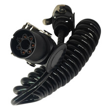 7 Polig LKW Elektrowendel Spiralkabel 24v Elektrokabel NFZ 7-polig 3,8m Adapter