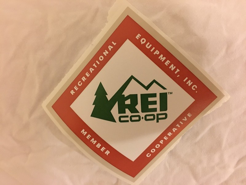 Lot of 2 - NEW REI Co-op Decal Sticker MEMBER Coop Cooperative Official Diamond 
