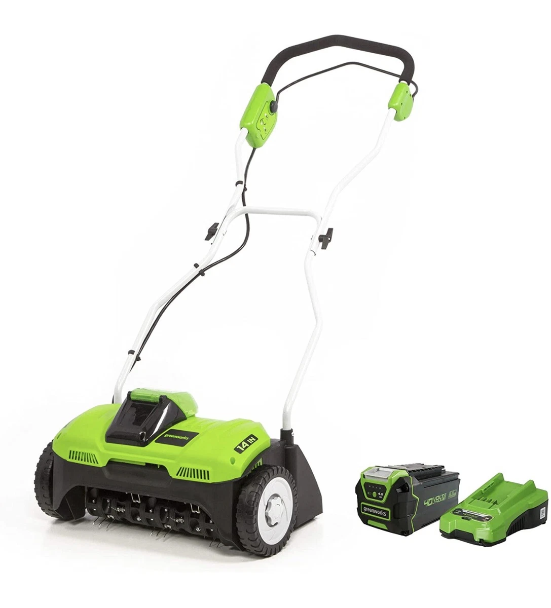 New Product EGO Reel Mower/dethatcher/scarifier (self, 44 OFF