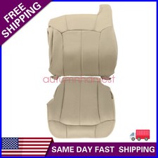 For 1999-02 Chevy Tahoe Suburban Driver Bottom Top Seat Cover Light Tan 522 For 1999-02 Chevy Tahoe Suburban Driver Bottom Top Seat Cover Light Tan 522