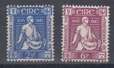 IRELAND 1945 THOMAS DAVIS MINT PAIR (ID:467/D57236)