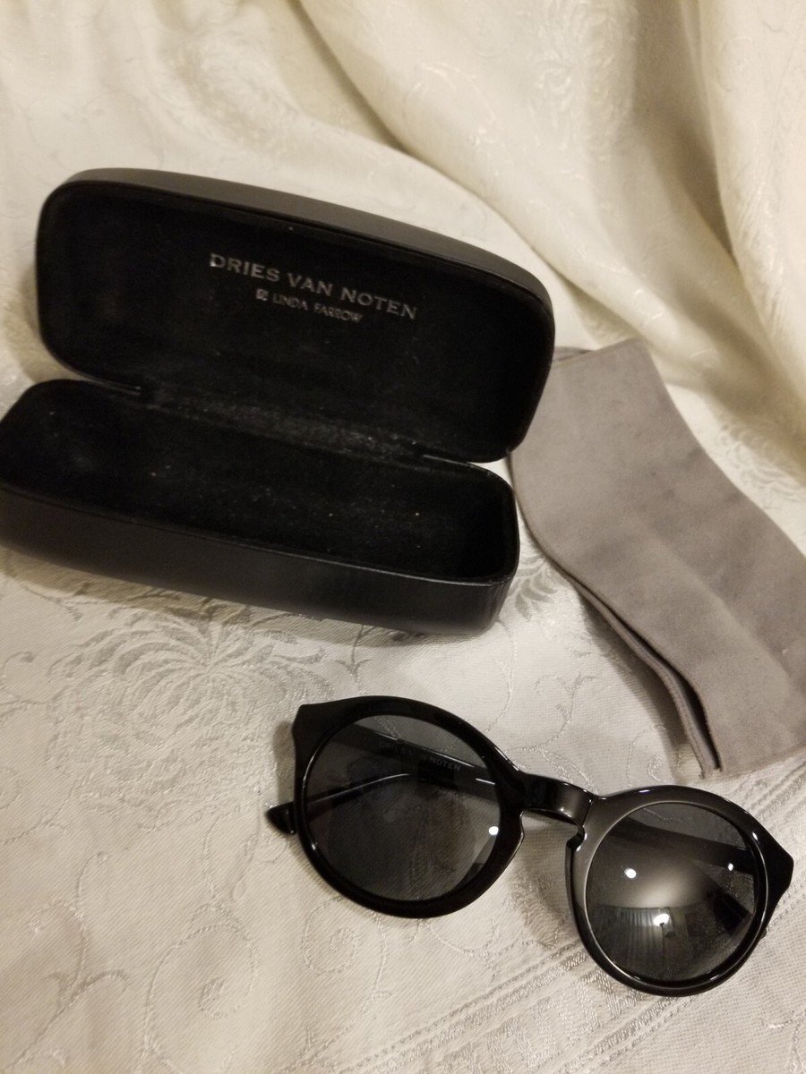 DRIES VAN NOTEN X Linda Farrow Gallery Black Cat 3 Eye Frame 