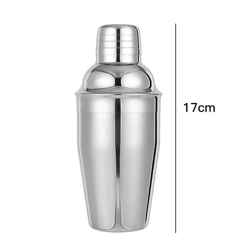 12oz/350ml Stainless Steel Cocktail Shaker Bottle Set Martini Mixer for Home Bar - Picture 7 of 7