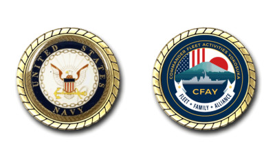 Commander Fleet Activities Yokosuka US Navy Challenge Coin Officially Licensed