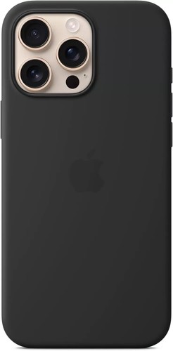 GENUINE Apple Silicone Case w/ Magsafe iPhone 16 Pro Max 6.9" - Black