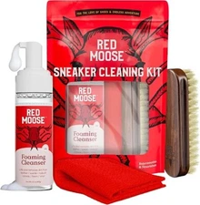 Shoe and Sneaker Cleaning Kit with Brush, Foaming Cleanser, Microfiber Cloth an