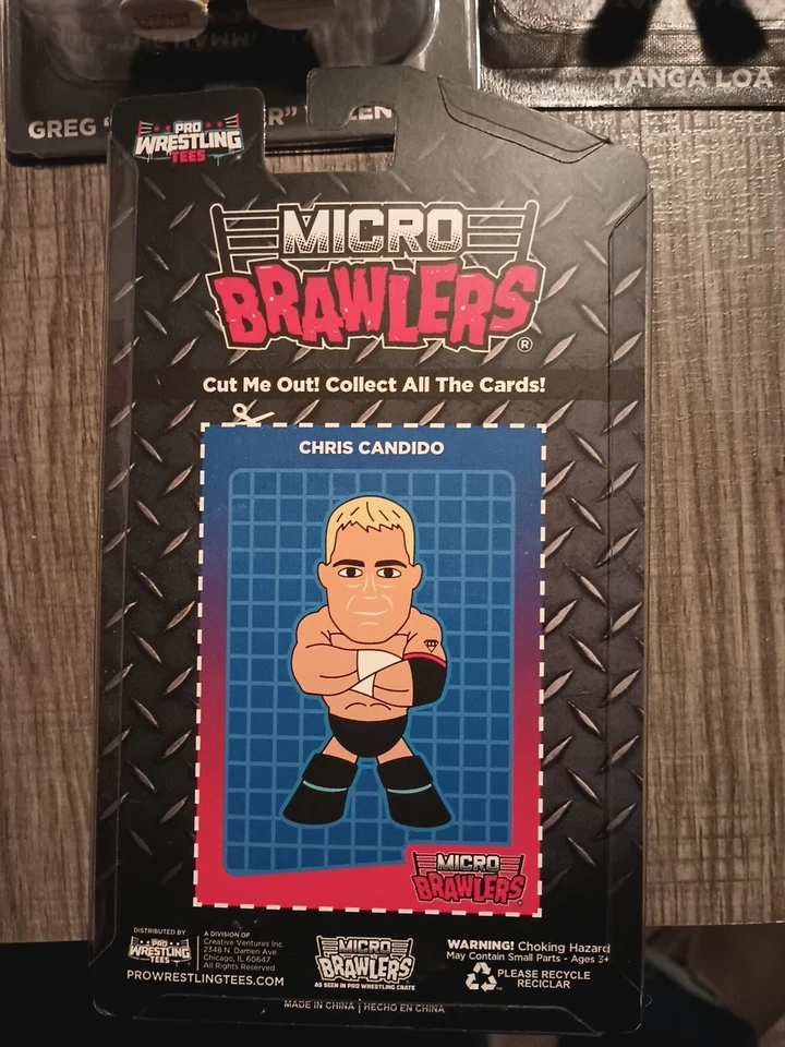 Chris Candido Micro Brawlers March 2022 Pro 摔跤箱独家包装 — 第 2/2 张图片