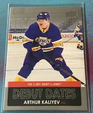 2021-22 UD Series 1 Debut Dates #DD-4 Arthur Kaliyev - Los Angeles Kings