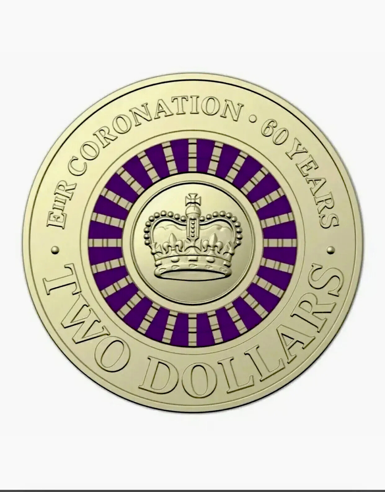 2013 Queens Coronation 2 Dollar Coin AUnc In Capsule CatValue 195 Low 2013-queens-coronation-2-dollar-coin-aunc-in-capsule-catvalue-195-low