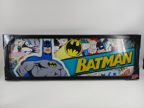 Batman DC Comics Wall Decor Comic Book 30"x 10" Framed Art*** - 第 1/8 張圖片