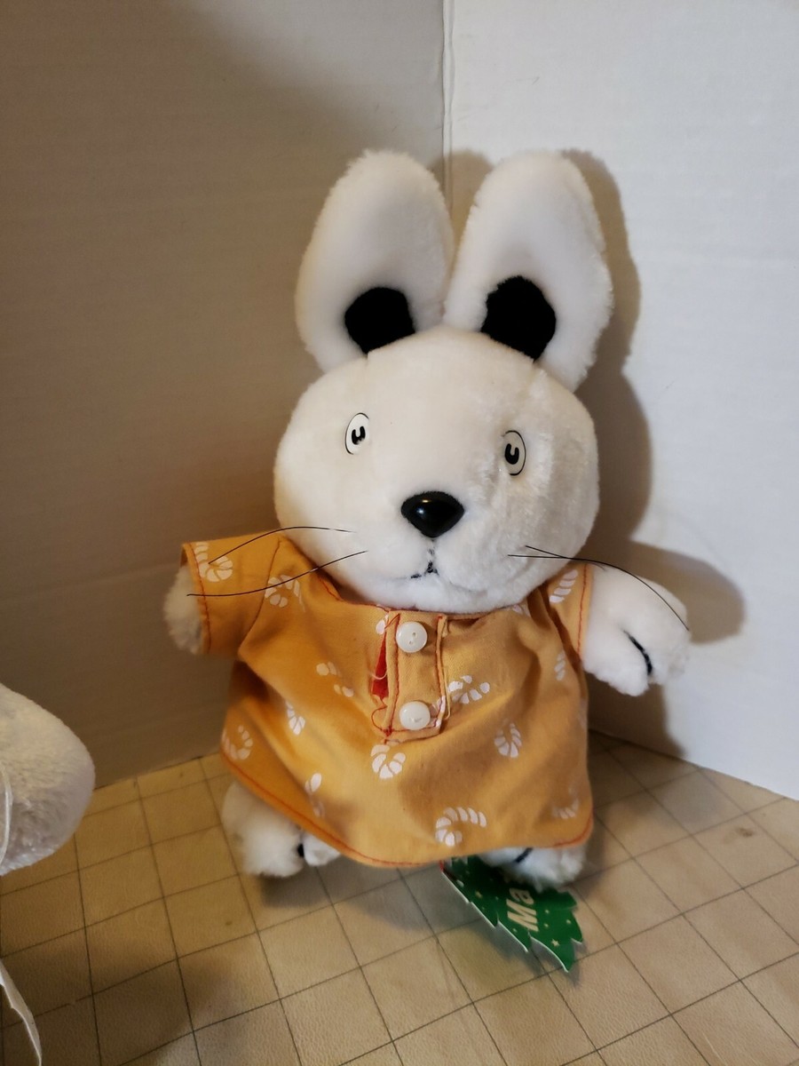Max Plush Rabbit Max & Ruby by Rosemary Wells Stuffed Animal 1986