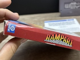 Rampart Jaleco Nintendo Entertainment System NES Game Complete
