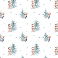 20 Servietten Looking Forward To Christmas Kinder WeihnachtsbäUme Wald Deko 33X3