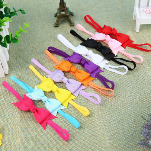 10pcs Newborn  Girl Infant Toddler Headband Bow Ribbon HairBand Accessory 3C - Picture 1 of 3