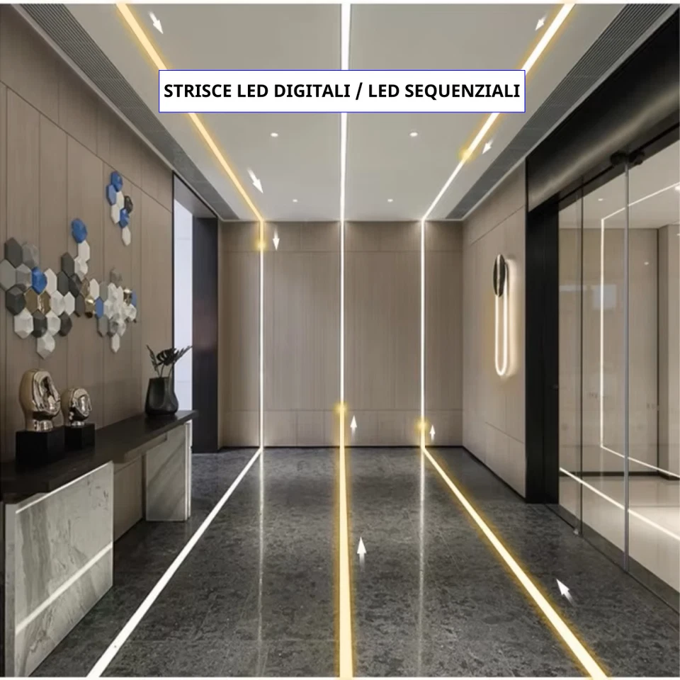 Dimmer Led che camminano Striscia led digitale COB - Made in Italy - PROMO - Immagine 3 di 4
