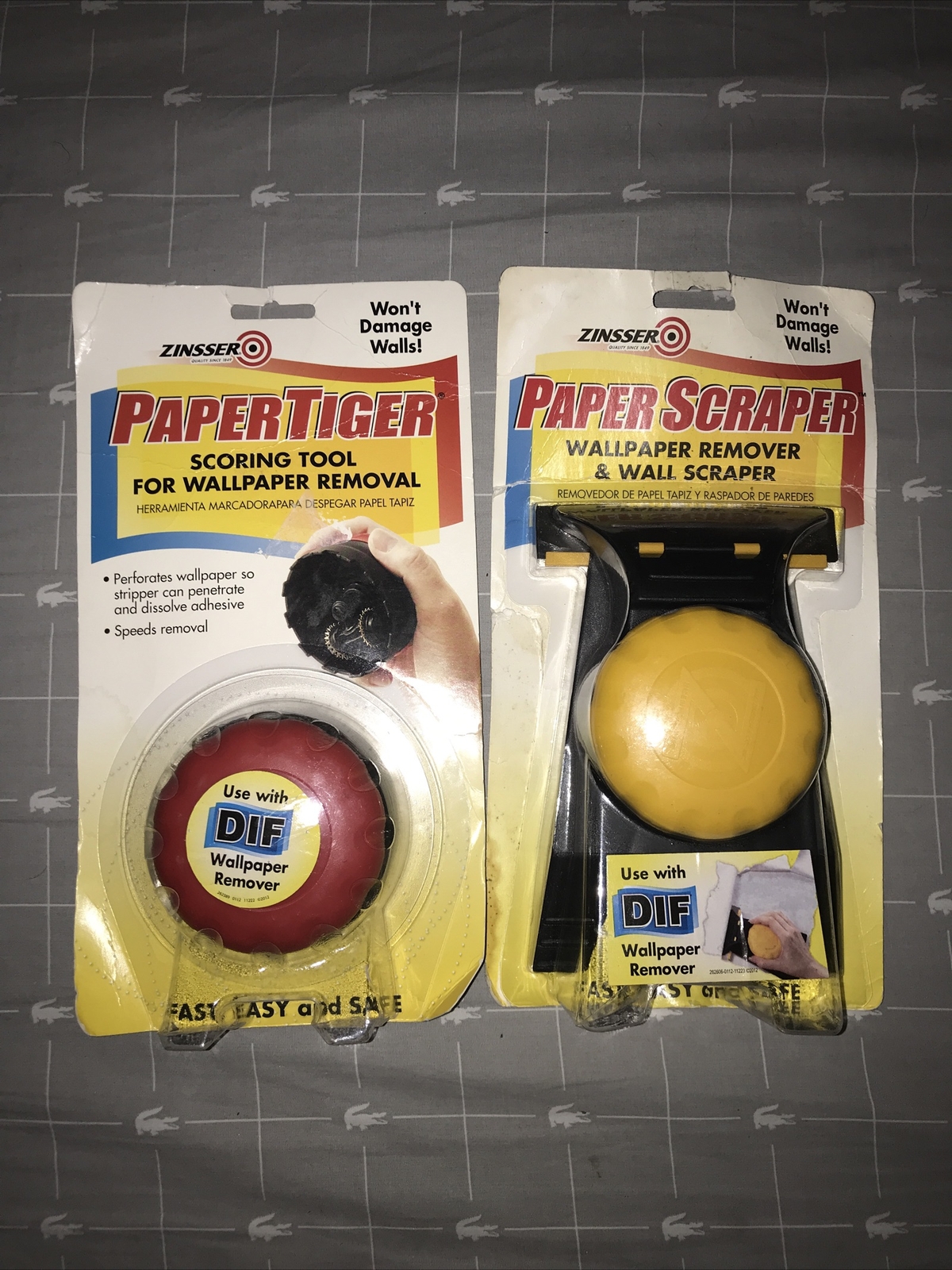 Zinsser PaperTiger & PaperScraper Wallpaper Removal Scoring Tools eBay