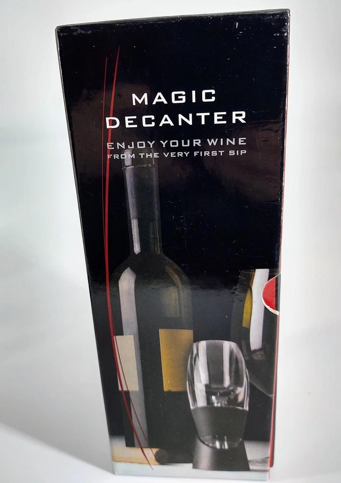 Nuevo aireador de vino esencial Magic Decanter con soporte y filtro de sedimentos Foto 3 de 4