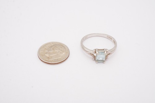 Ross Simons Sterling Silver 925 Blue Topaz Ring Size 8.75 - Picture 2 of 13