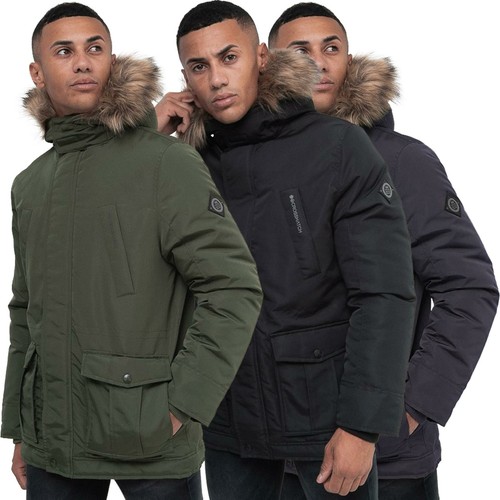 New Mens Crosshatch Heavy Fur Fleece 