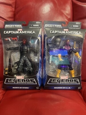 2013 MARVEL LEGENDS CAPTAIN AMERICA MANDROID BAF SERIES RED SKULL Baron Zemo Lot