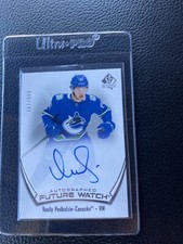 2021-22 SP Authentic Future Watch Auto Vasily Podkolzin /999 Vancouver RC