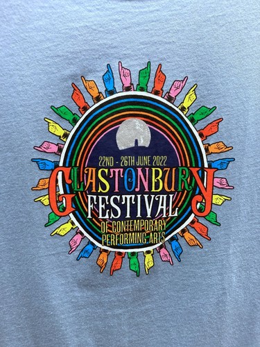 NEW Glastonbury Festival 2022 T-Shirt Women's XL - Picture 3 of 5