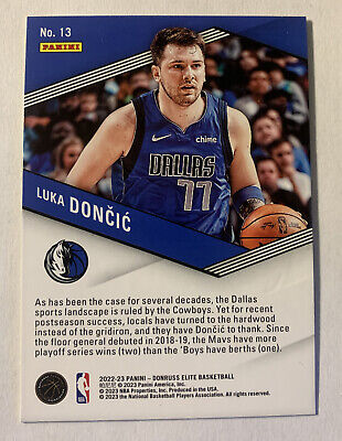 2022-23 Donruss Elite Luka Doncic Spellbound “D” Insert #13 2022-23 Donruss Elite Luka Doncic Spellbound “D” Insert #13