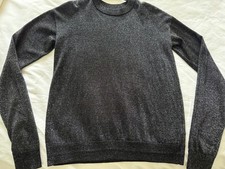 & other Stories Paris atelier Black and Silver jumper