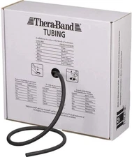 TheraBand Tubing 100 ft Roll -  Black Exercise Special Heavy Resistance Tubing