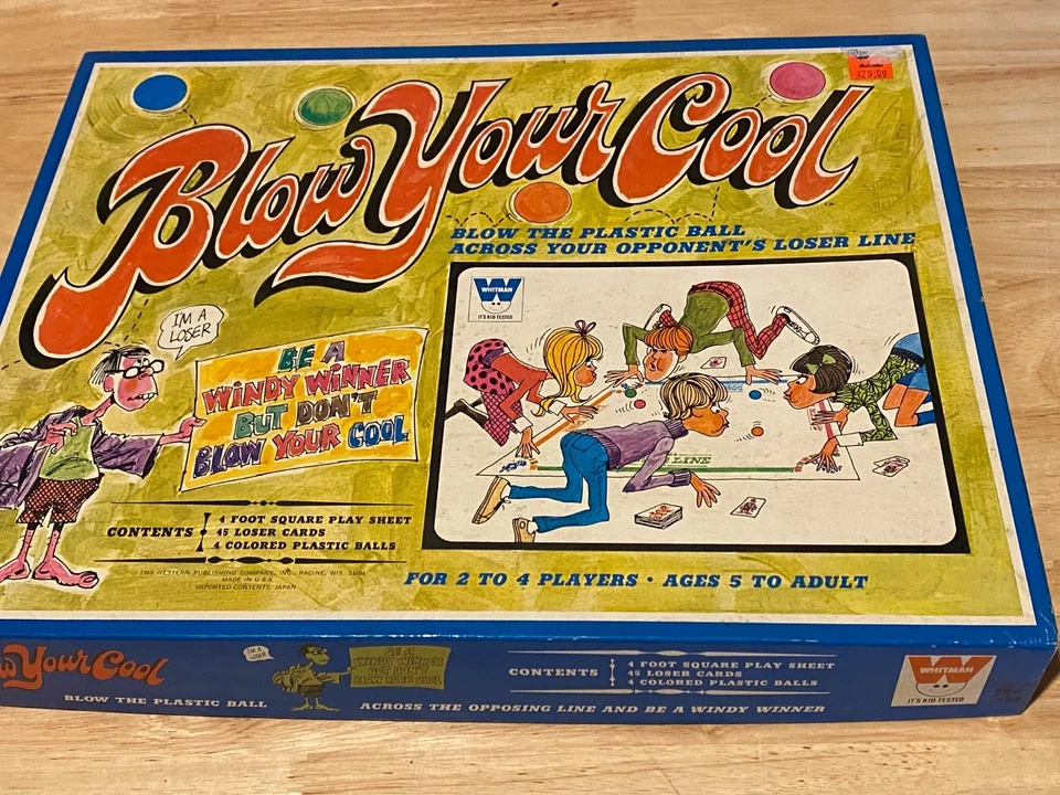 Blow Your Cool Game by Whitman Racine Wisconsin Vintage Board Game - Image 2 of 4