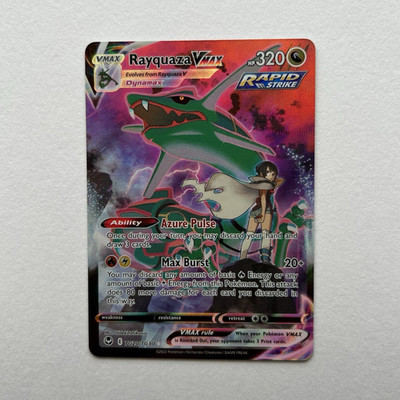 Pokemon Rayquaza VMAX TG20/TG30 Silver Tempest TG Full Art Holo ENG HP320