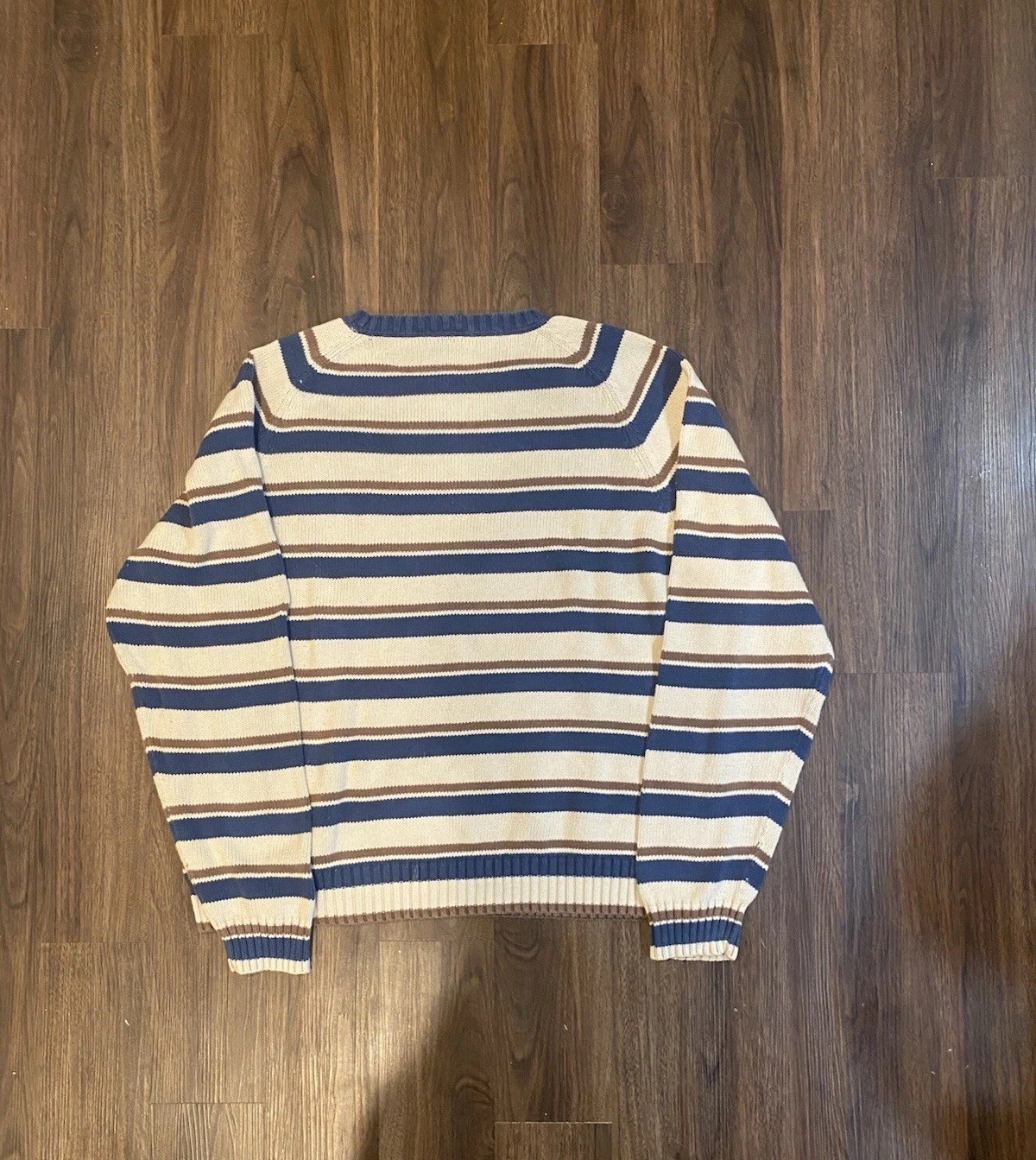 Basic Editions Stripped Knitted Sweater Size XL - image 6