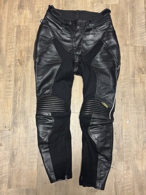 SHOEI Motorrad Lederhose Gr. 40 Damen / Unisex mit CE Protektoren 