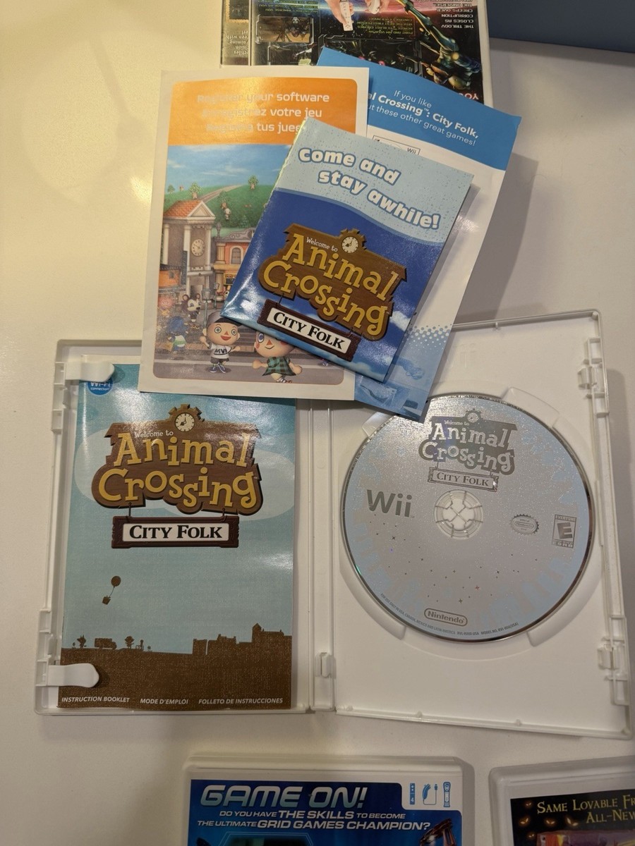 Nintendo Wii Game Lot: Zelda, Metroid, Animal Crossing, Scooby-Doo