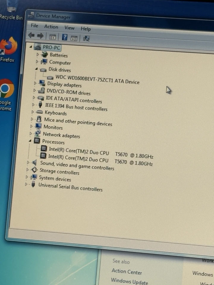 Dell Vostro 1710 Laptop T5670 2GB RAM 160GB HDD Windows 7 retro classic - Image 4 of 4