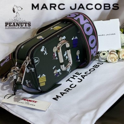 MARC JACOBS x Peanuts Snoopy collaboration Shoulder Box Bag Dark Green New Japan