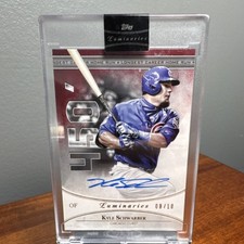 2017 Topps Luminaries - Home Run Kings Kyle Schwarber #HRK-KS Red /10 Cubs