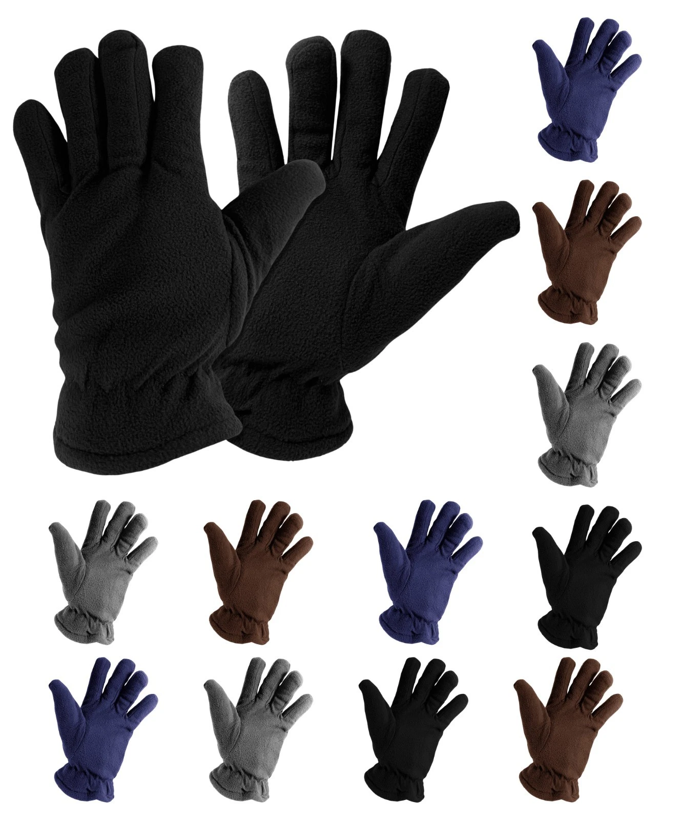 12 Pair Winter Fleece Gloves Mens Thermal Soft Warm Cozy Cold Weather Outdoors
Opens in a new window
