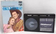 Oklahoma! Betamax Tape CBS Fox Video 1984 - Shirley Jones Rod Steiger Beta